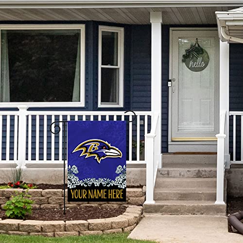 Image of Rico Industries NFL Standard /Primary Personalized 13 inch x 18 inch Double Sided Garden Flag