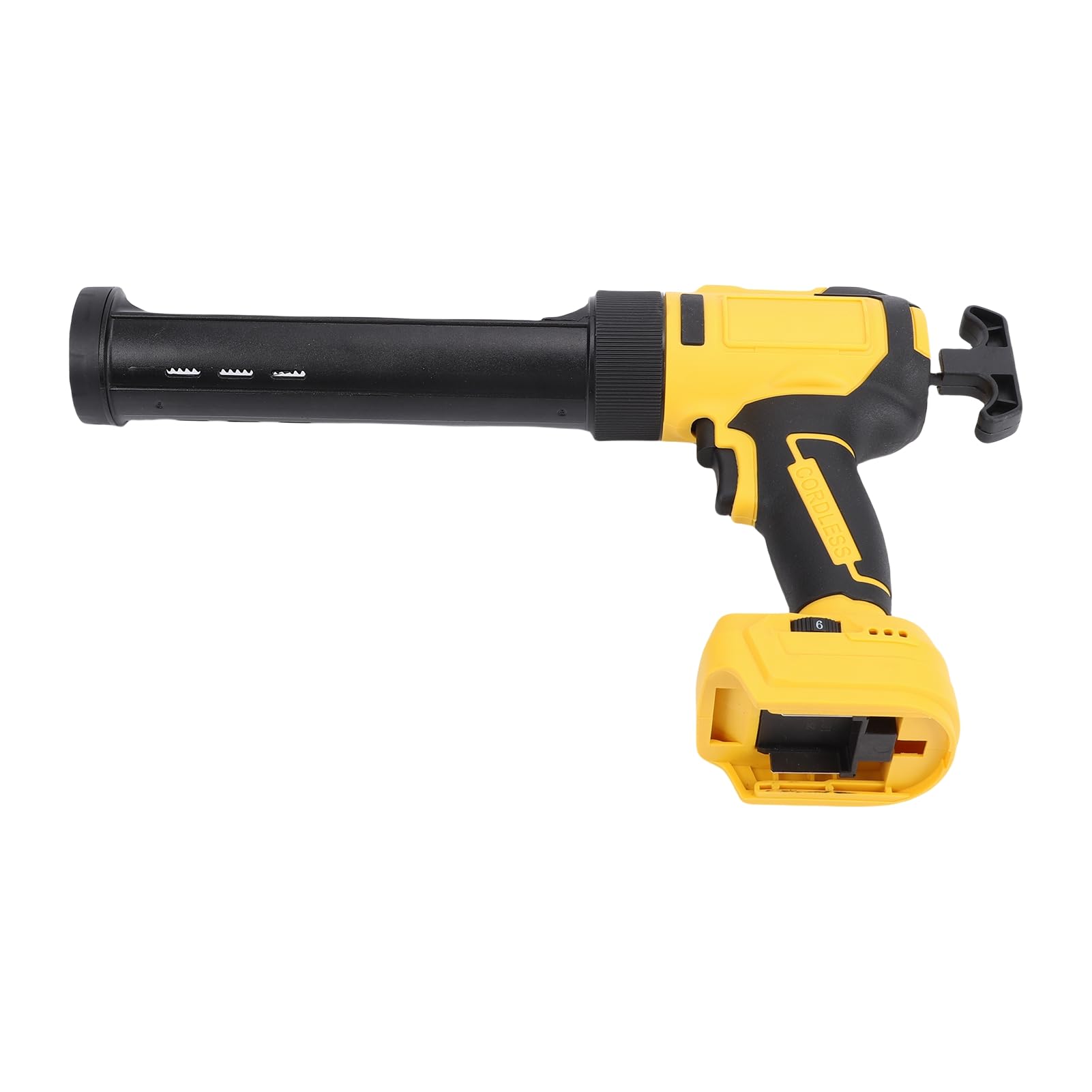 Generic Bezprzewodowy Pistolet do Uszczelniania o Zmiennej Prędkości i Diodzie LED do Akumulatora BL1450 BL144 Automatyczne Cofanie Elektryczne Narzędzie Uszczelniania Renowacji Domu, 300 Ml