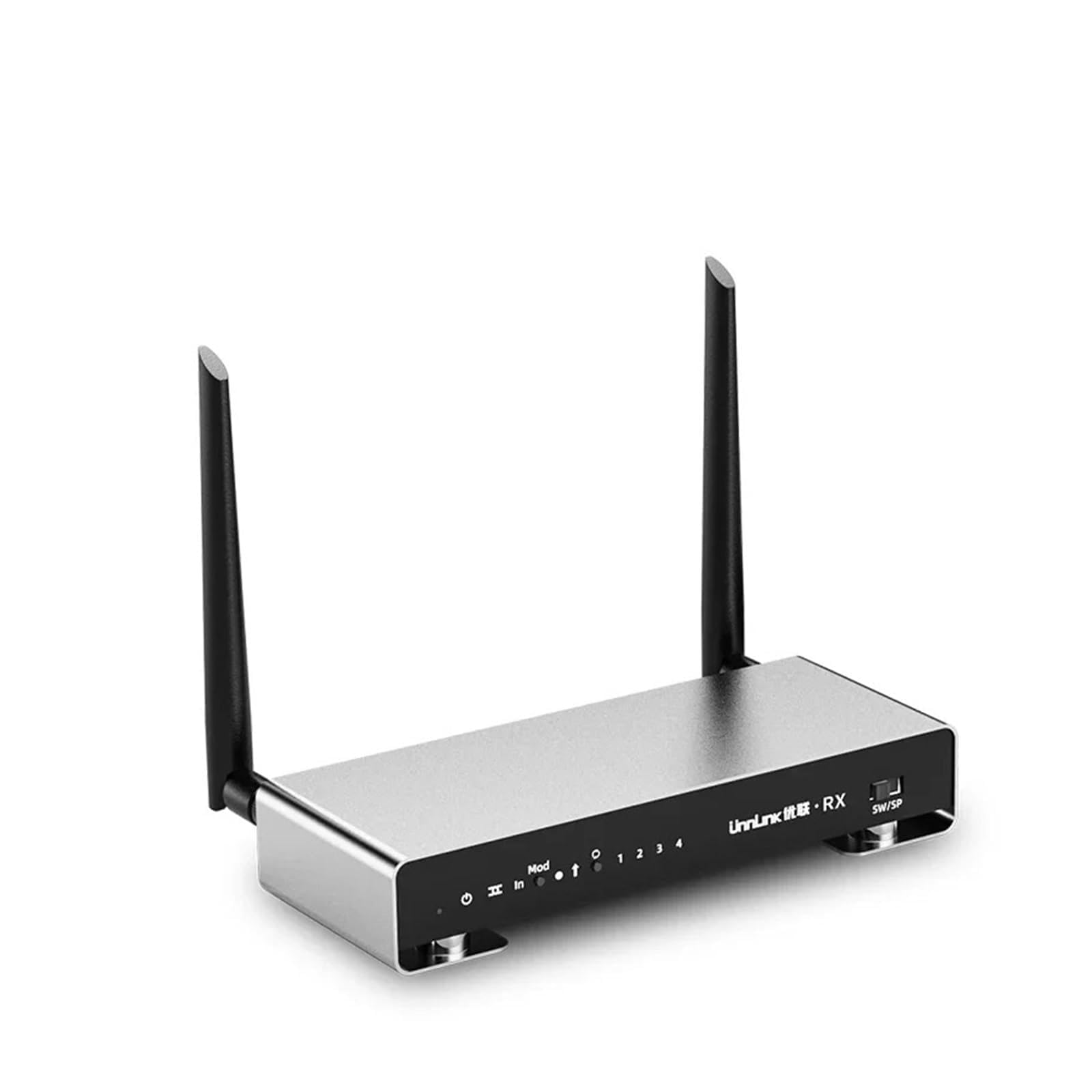 200M bezprzewodowy nadajnik-odbiornik wideo 5G przedłużacz KVM 1 do 4 rozdzielacz spotkanie adapter wyświetlacza lustrzanego Konferencja(Only 1RX)