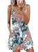 ETCYY Women's Summer Casual Sleeveless Floral Printed Swing Dress Sundress with Pockets