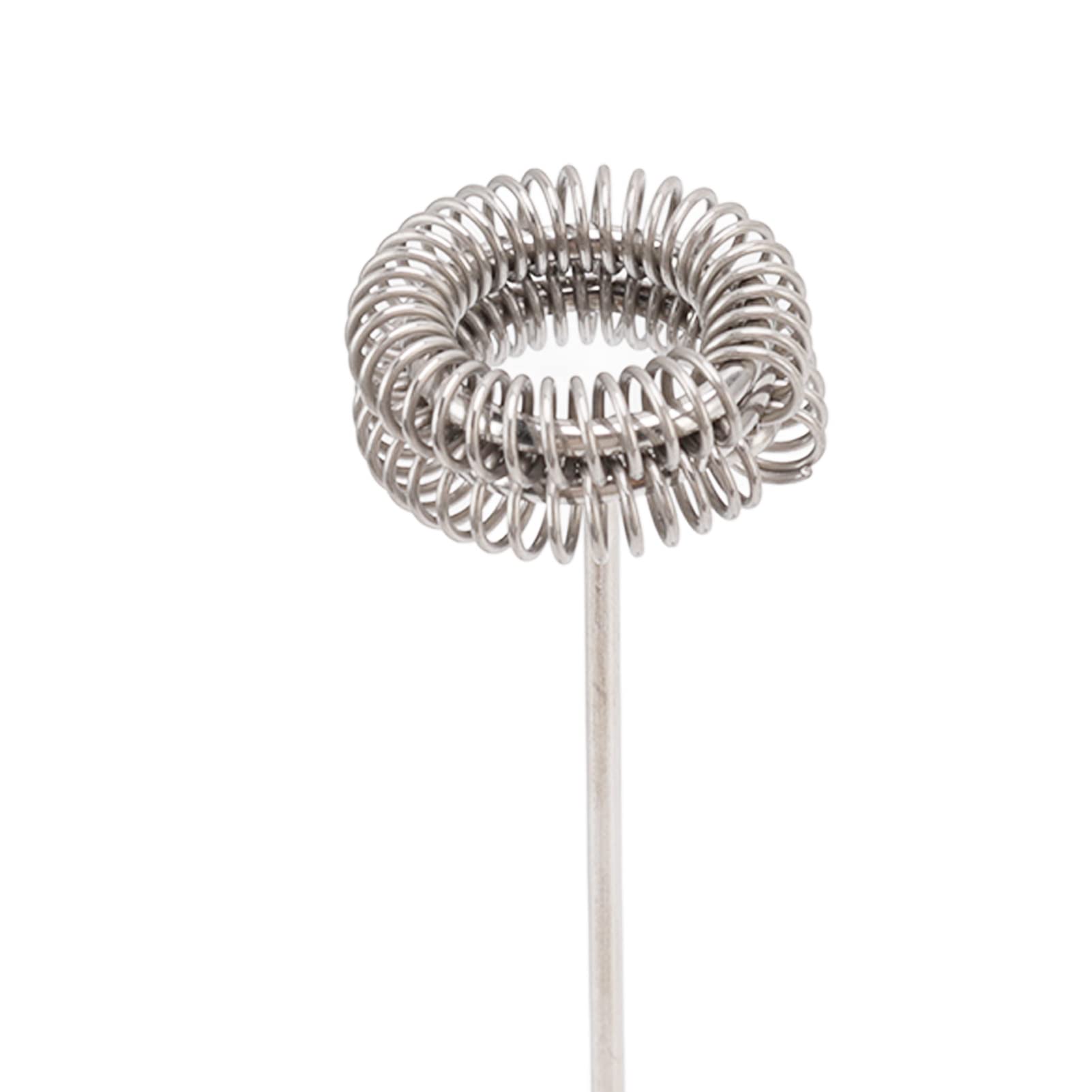 Handheld Milk Frother Lightweight Stainless Steel ABS Electric Whisk with 2 Mixing Head