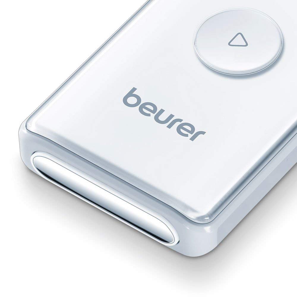 Beurer ME 90 Dispositivo per ECG Portatile Bluetooth, per un Autocontrollo a Casa e in Viaggio