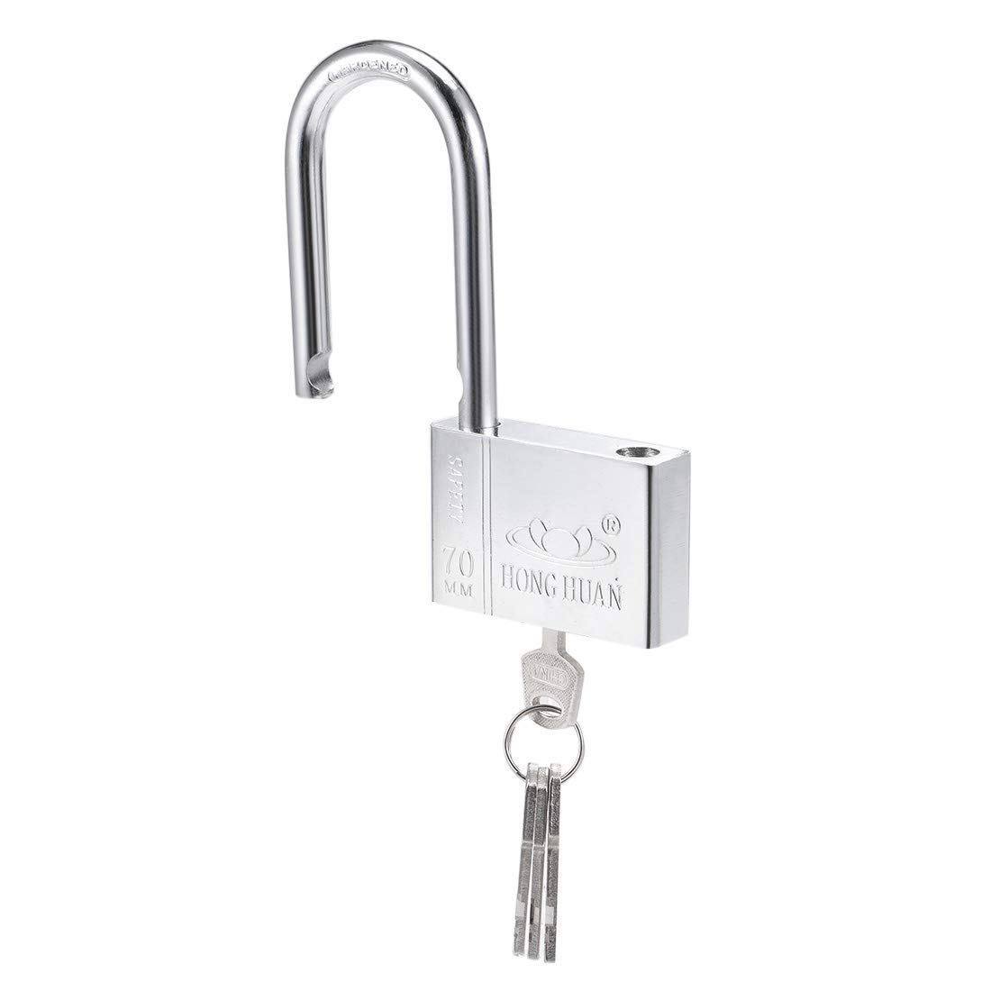 CISA Lucchetto Rettagolare 21610 Logo Ottone Satinato Chiavi 2 Mm 70 - Foto 9