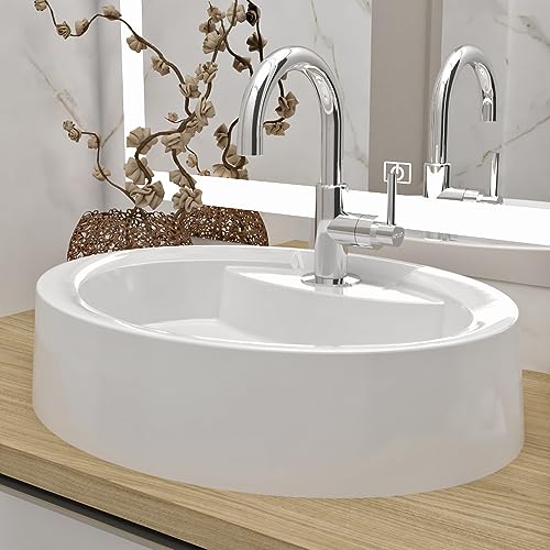 Cuba De Banheiro Pia Oval De Apoio 44x34cm Jade Beltempo