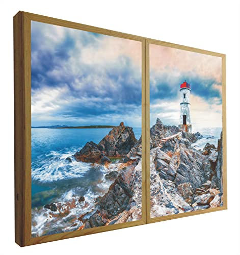 CCRETROILUMINADOS Falsche Fenster beleuchtet mit LEDs Scheinwerfer