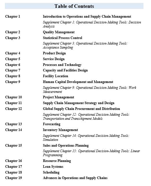 Image of Operations and Supply Chain Management, 10ed, An Indian Adaptation