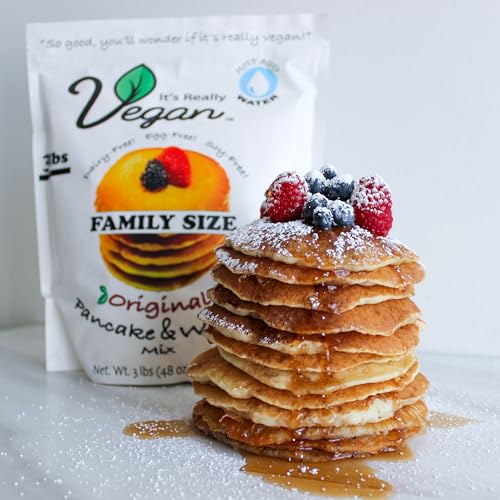 It's Really Vegan Pancake & Waffle Family Size Mix 3lbs