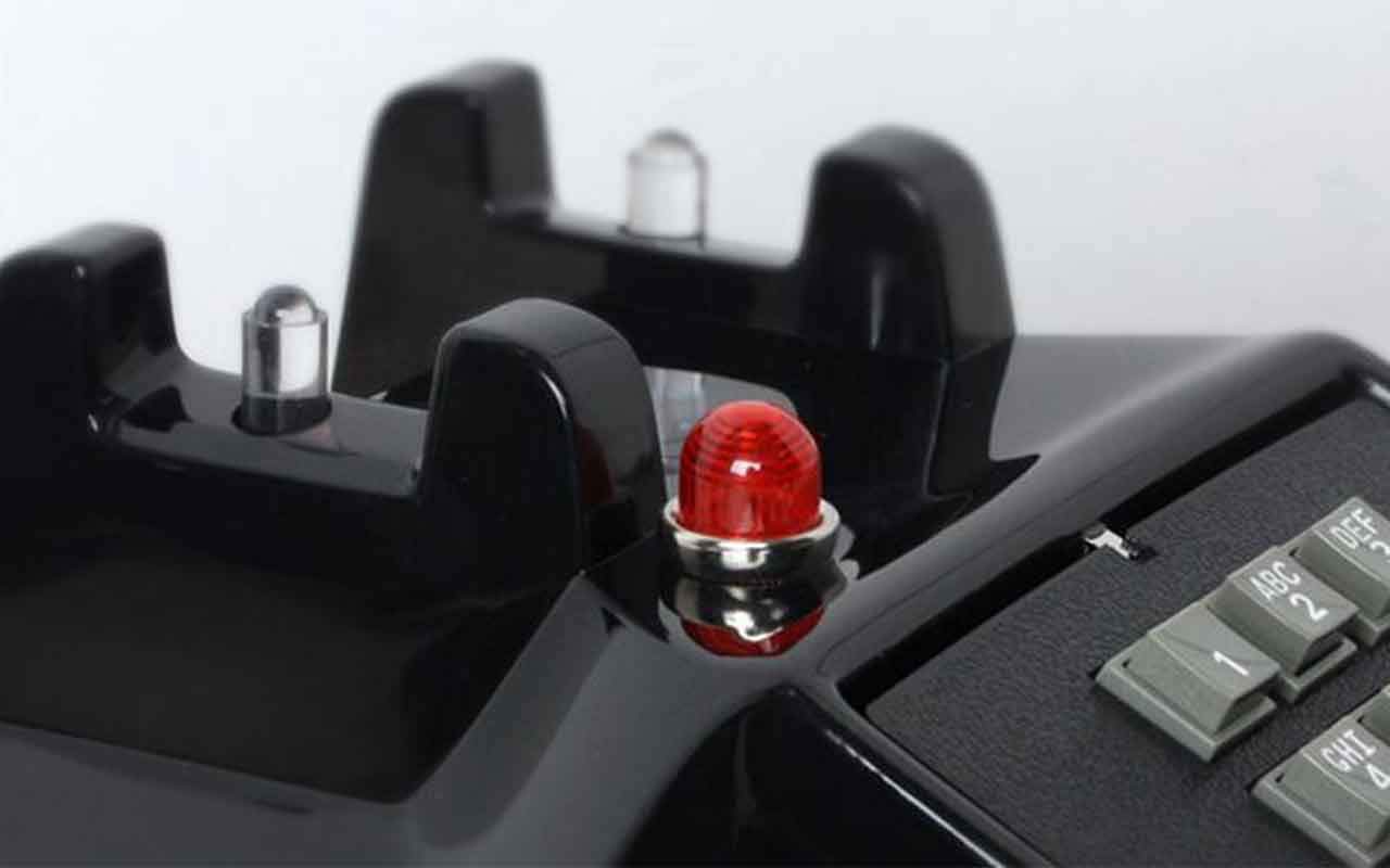 Pulsante per Telefono Fisso retrò Stile Anni '76 Telefono Antico Telefono Meccanico Americano Suoneria Moda Creativa Nero (Colore: Nero)