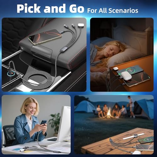 Save 50% on 4-in-2 Charging Cable for Phone & Watch