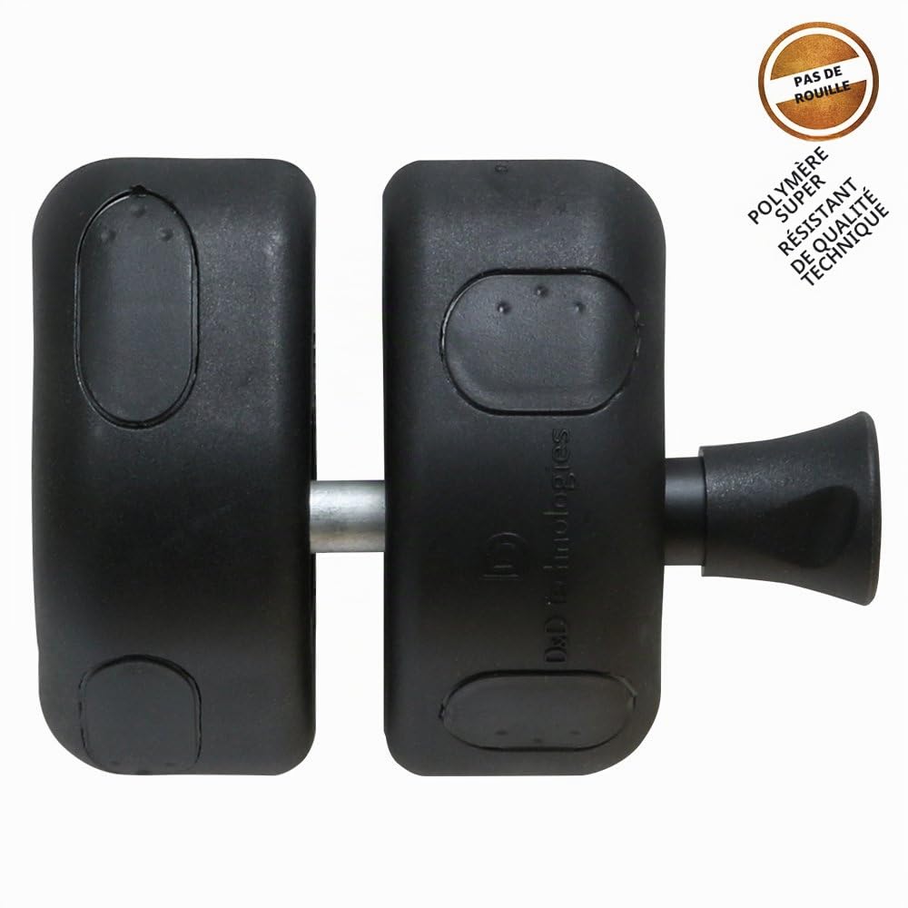 National de matériel N346–203 Magnalatch automatique magnétique Traction latérale Barrière de sécurité Loquet, 2–2/10,2 cm, Noir, MIS à jour d'emballage, N346-203