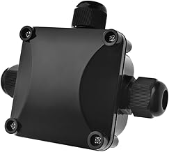 Angoily 2 Peças Caixa De Junção Caixa De Junção Externa Caixa De Junção Caixa De Junção Externa Caixa De Terminal Caixa De Junção Caixa De Terminal Luz De Rua Preta