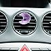 VICASKY 2pcs Moon and Star Car Vent Clips Natural Outlet Ornaments for Essential Oils Easy Install Dashboard Decor for Home Office and Travel