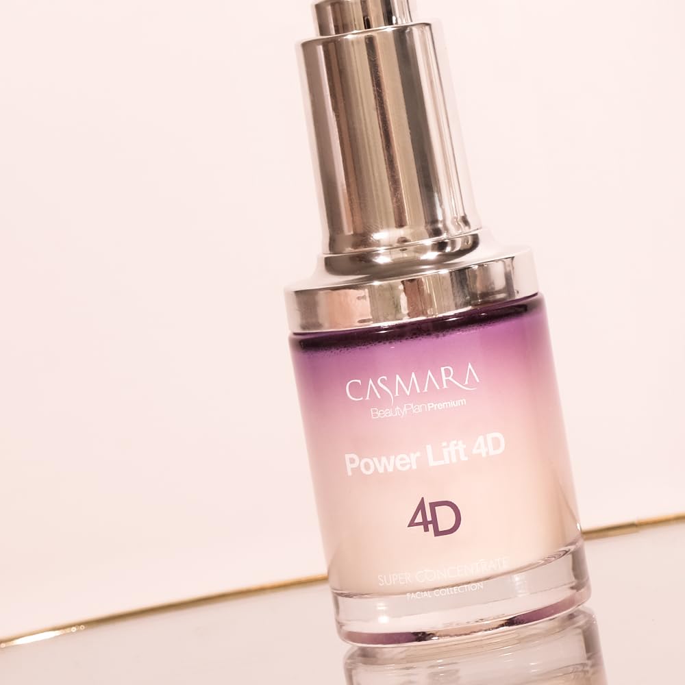 CASMARA - Serum do twarzy z kwasem hialuronowym Power Lift 4D, nawilżający serum do twarzy do redukcji zmarszczek i linii ekspresji, pielęgnacja skóry z naturalnymi składnikami, odpowiedni do