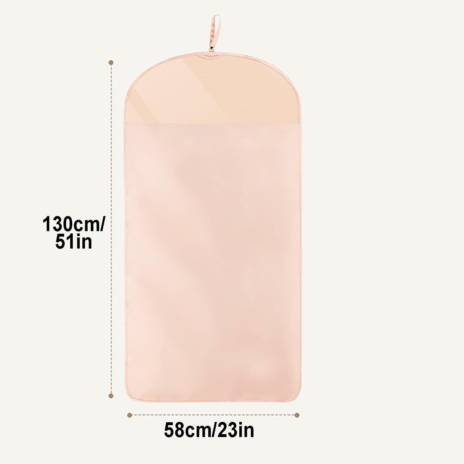 Funda Ropa Compresión para Plumíferos, Porta Trajes Colgada con Ventana TPU | Fundas Abrigos para Colgar Satén Presionar para Comprimir, Sin Bomba de Vacío(58*130cm/23*51in)