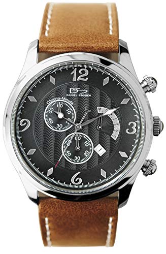 Daniel Steiger Retrograde Elite Steel Watch - Luxury Men