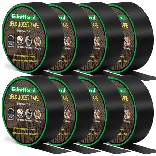 Image of 2'' X 50FT Duct Tape,Black Proof Duck Tape,Duct Tape Heavy Duty Waterproof,Anti -Corrosion, Sunscreen, for Repair of Indoor and Outdoor House Buildings and Pipelines -8 Volume