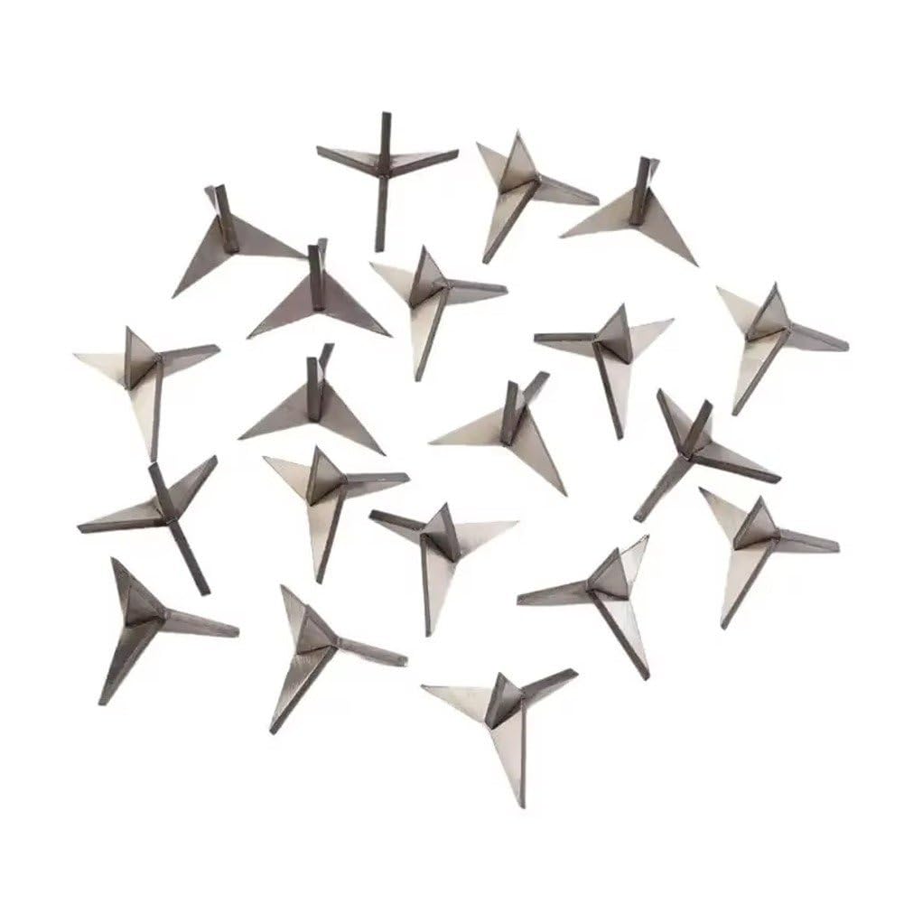 Juego De 20 Clavos Antipinchazos Ligeros para Neumáticos De Automóviles, Antirrobo, con Forma De Triángulo. Clavos Antipinchazos para Neumáticos De Coche.