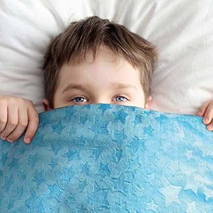 Genius eazzzy Kuscheldecke/Bettbezug für Kinder 100 x 135 cm in blau-extra weiche und warme Wohndecke-die 2 in 1 Decke… – Bild 3
