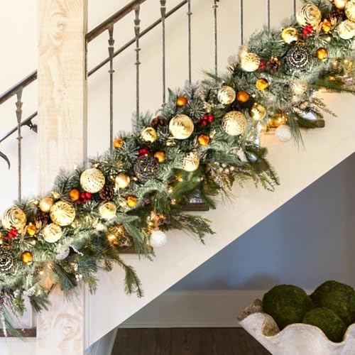 Guirlande de Noël extérieure étanche à piles sans branchement électrique