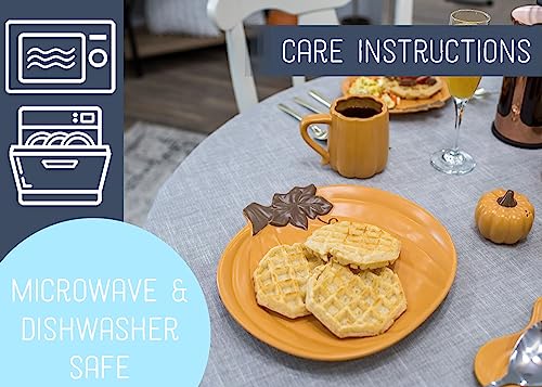 Nat & Jules Pumpkin Ceramic Small Plate - Image 4