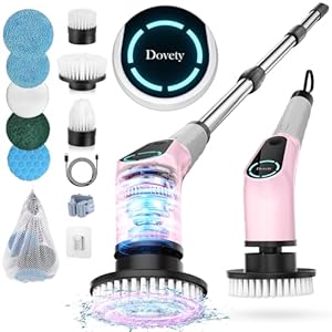 Dovety Electric Spin Scrubber, Cordless Cleaning B...