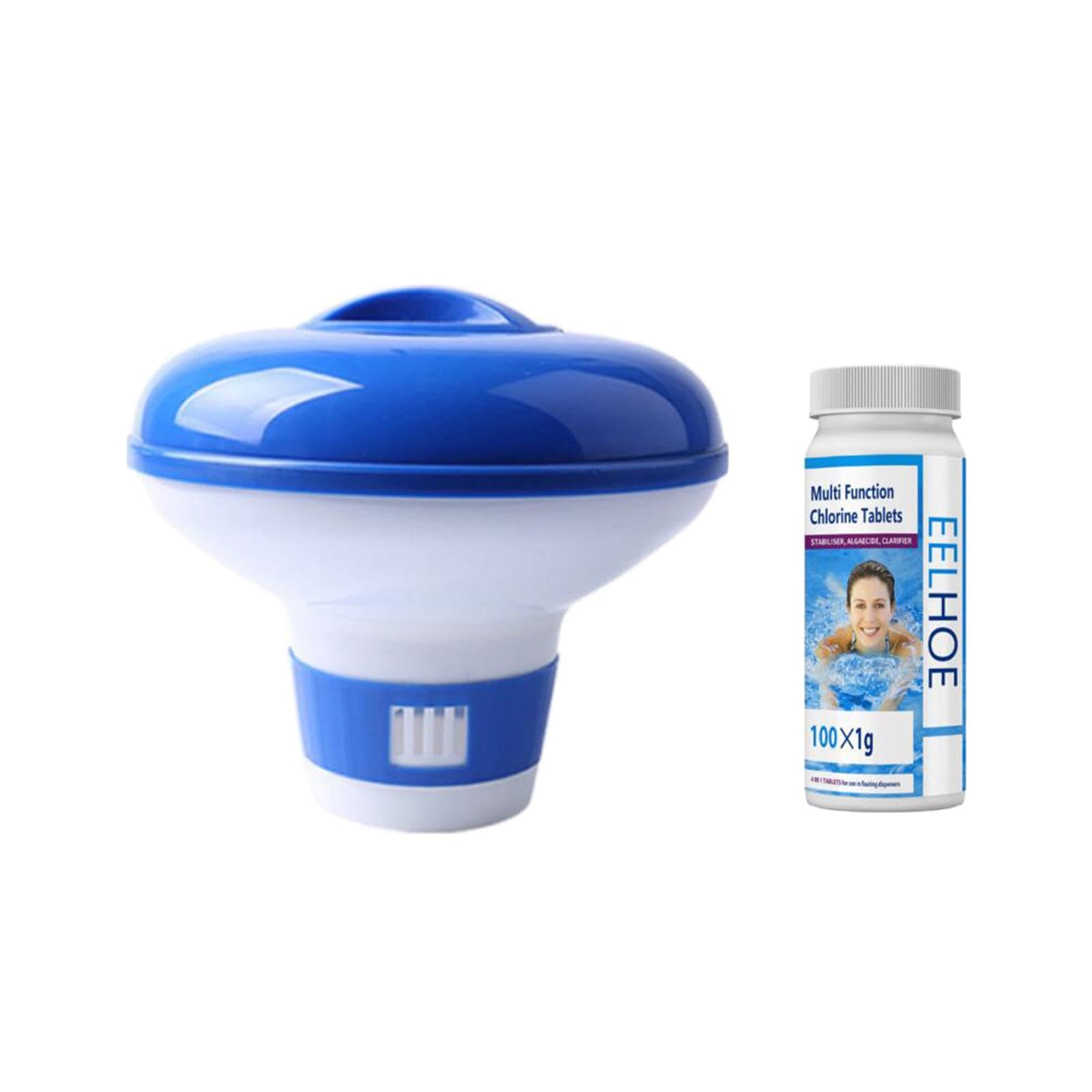 Chlorine Tabs Pool Cleaning Tablet for Fountains Hot Swimming Pool Care|Home & Garden | Yard, Garden & Outdoor Living | Pools & Spas | Pool Chemicals & Testing | Pool Chemicals & Clarifiers-image-19