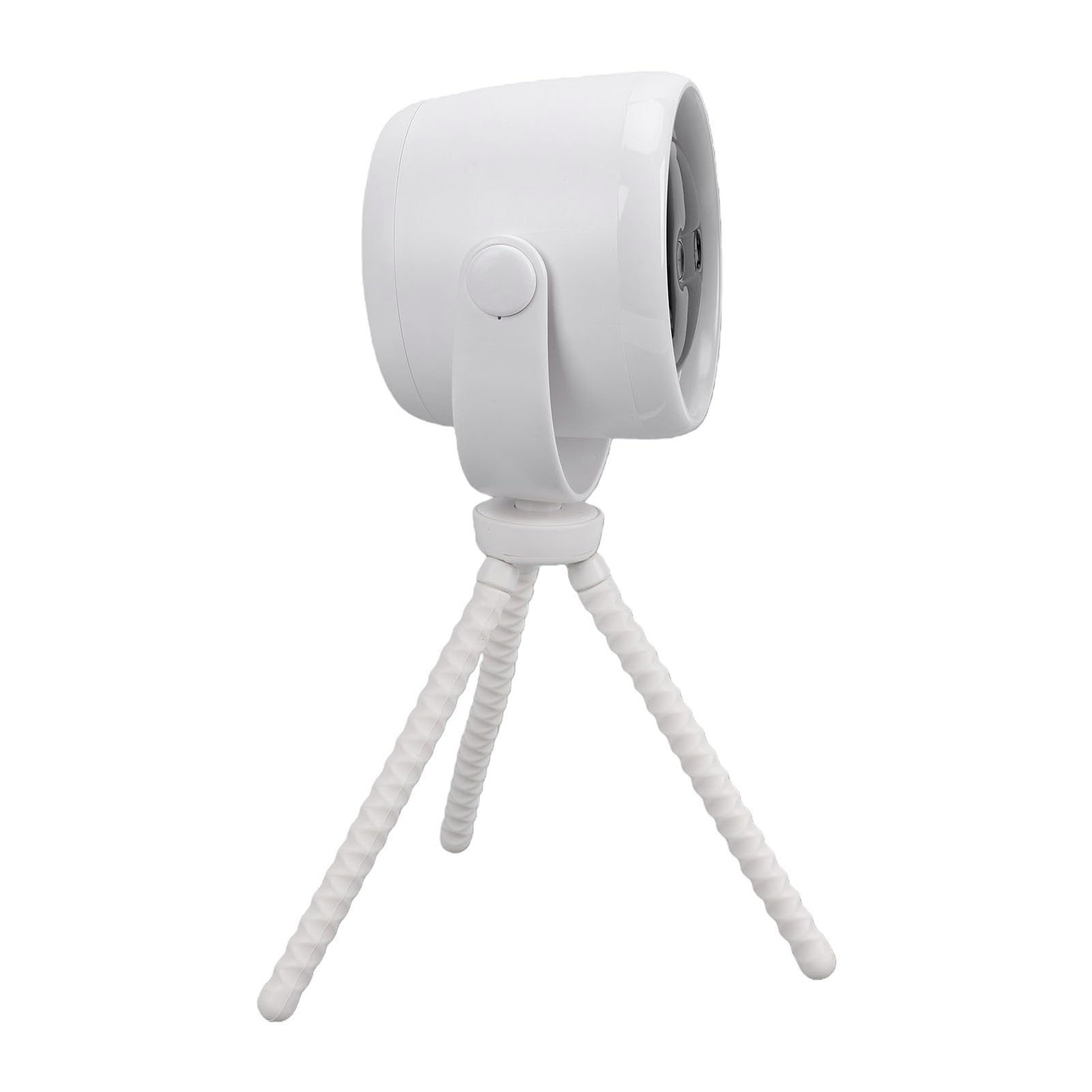 Mini Ventilateur pour Poussette, 3 Vitesses, Design fermé et Silencieux, Idéal pour le Confort de bébé en Déplacement, Blanc