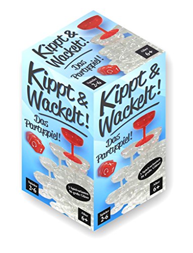 Kippt & Wackelt: Das Party-Stappelspiel mit 66 Partyglasern mit 3 Spielvarianten.