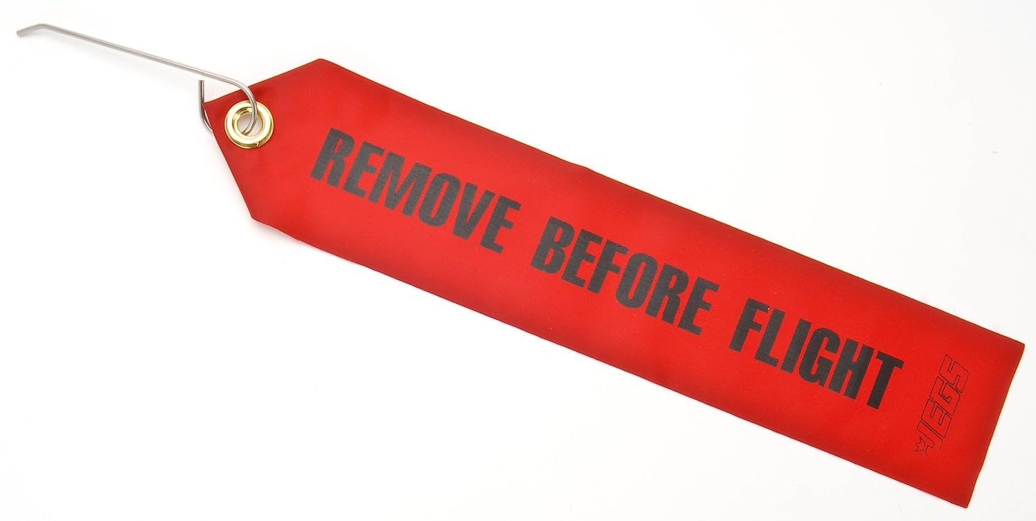 Amazon.com: Remove Before Flight Tag with Lock Pin Red | Red, 3