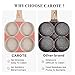CAROTE Egg Pan Omelette Pan, 4-Cup Nonstick Granite Omelette Skillet - Pancake Pan and Healthy Egg Cooker Suitable for Gas Stove & Induction Cookware