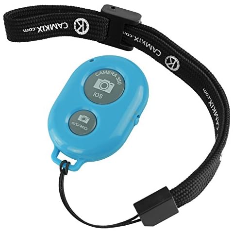 CamKix Wireless Camera Shutter Remote Control for Smartphones – Create Amazing Photos and Selfies (Blue) Cover