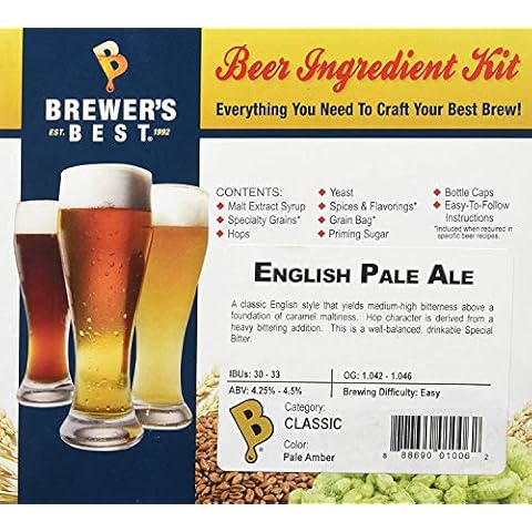 Brewer's Best - Home Brew Beer Ingredient Kit (5 gallon), (English Pale Ale) Cover