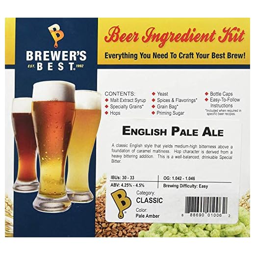 Brewer's Best - Home Brew Beer Ingredient Kit (5 gallon), (English Pale Ale)