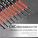 10-Pack Triangle Screwdriver Set - Premium S2 Steel Triangle Bit Set (2.56