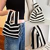 Knotentasche FüR Das Handgelenk Modische handgefertigte Strickhandtaschen for Damen, Mini-Knoten-Handgelenktasche, lässige Einkaufstasche, wiederverwendbare Einkaufstaschen For MäDchen(Color-7) #3