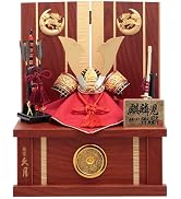 Amazon | 久月official 五月人形 伊達政宗公 兜ケース飾り ガラス