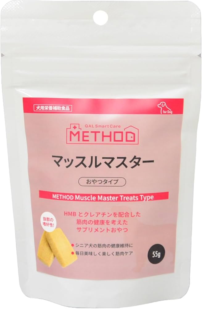 Amazon.co.jp: METHOD マッスルマスター おやつタイプ 犬用 55g
