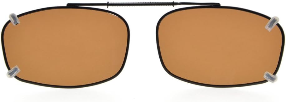 Eyekepper Metal Frame Rim Polarized Lens Clip On Sunglasses 54 * 34MM - Image 2