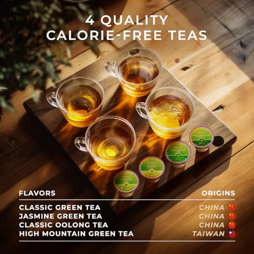 Image of Green Tea Pod Gift Set (16 Count) - 4 Flavors Assorted Variety Pack