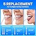 Oralfree Water flosser Teeth Picks - Dental Braces Cordless Oral Irrigator Portable Rechargeable Travel Irrigation Cleaner IPX7 Waterproof Electric Professional Flossing Teeth Cleaning for Home
