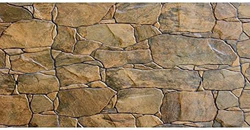 AWERT Stone Aquarium Background Rocky Fish Tank Background Rock Terrarium Background 36x18 inches Vinyl