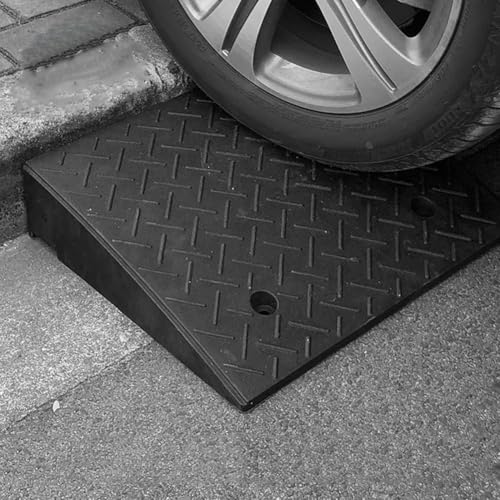 Rampa de Goma Resistente Capacidad 6600 lbs para Autos y Motos miniatura 5
