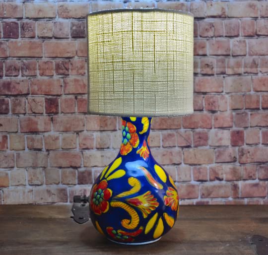 Reviews de Lamparas de mesa mexico , tabla con los diez mejores. 49 Lampara de mesa de Talavera Poblana, lámpara de buró, lampara de cerámica, Talavera Poblana, CM451