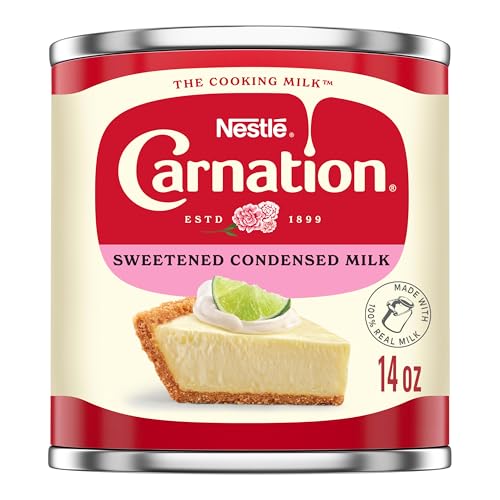 Nestlé Carnation Sweetened Condensed Milk, Shelf Milk, Canned Milk 13.968 oz