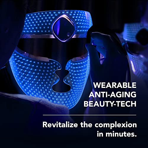FAQ 201 RGB LED Face Light Therapy Mask - Anti Aging & Wrinkle Red Light Therapy - Face Masks Skin care - Wireless Face Masks Beauty - LED Face Mask - 600 Light Points - Wearable Skin Care Device - Image 3