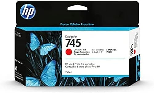 HP Cartucho de tinta original rojo cromático F9K00A 745