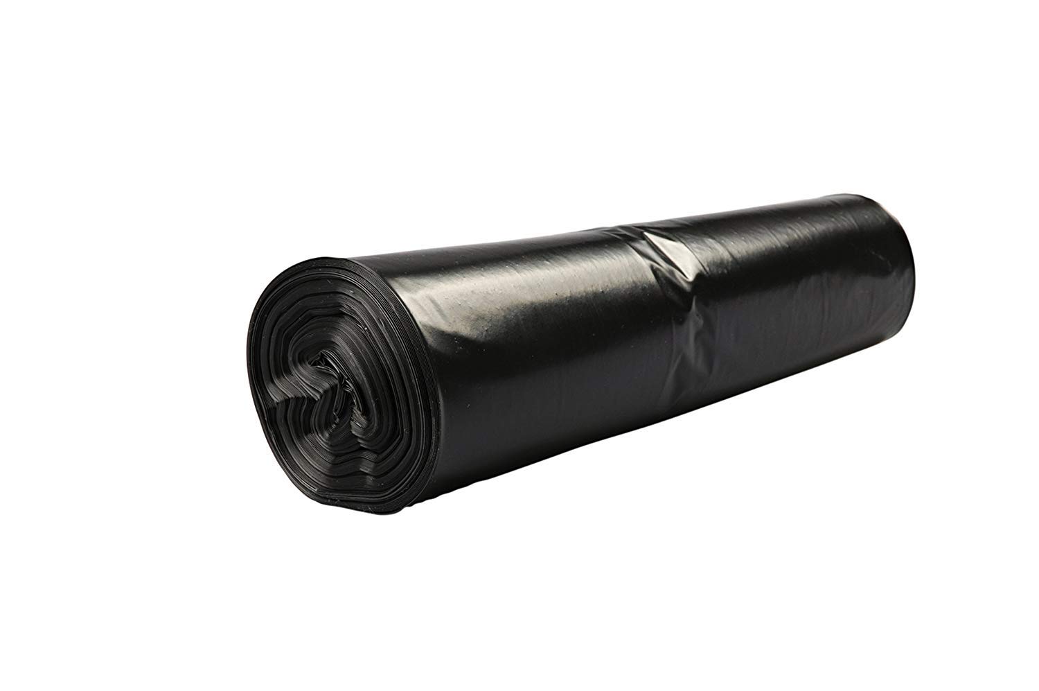Deiss De LDPE reciclado de 240 l, negro, 10 unidades/rollo