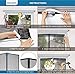 Holihifi Magnetic Screen Door - Magnets Mesh Door Fits Doors up to 34 x 82, Magnetic Closure, Full Frame Hook & Loop