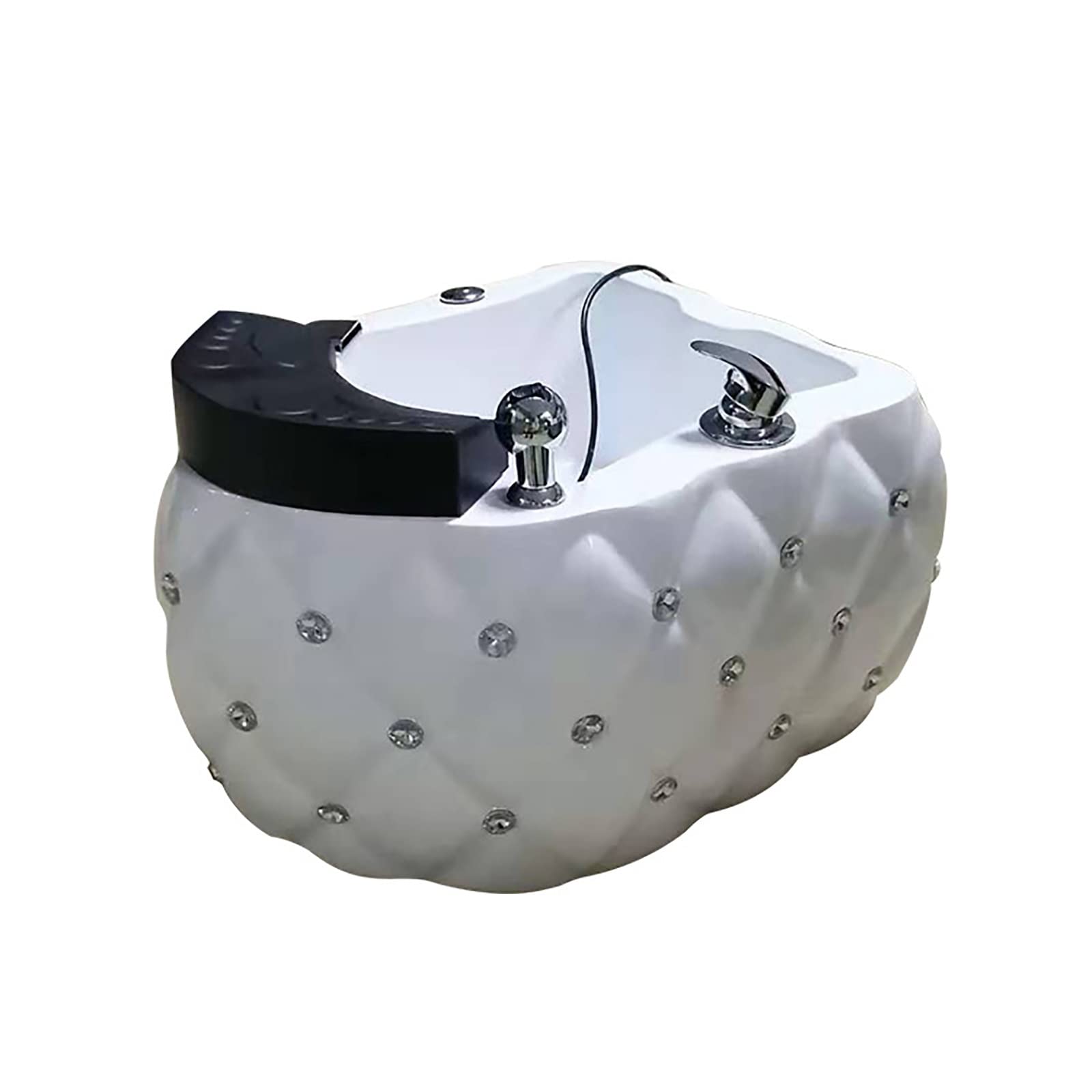 Foot Massager Pedicure Bowl Footbath Barrel Massage Foot Bath Colorful Lamp Footbath Pedicure Kit Foot Spa Acrylic Pedicure Sink Massage Foot Used In Beauty Salons And Nail Salons ( Size : Single bath