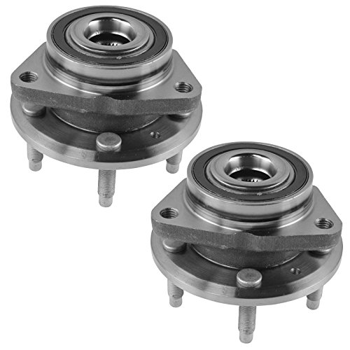 Image of TRQ Front Left and Right Wheel Bearing and Hub Assembly Set 2 Piece Compatible with 2011-2013 Chevrolet Cruze 2014-2015 LT with 16 Inch Wheels 2016 Limited with 16